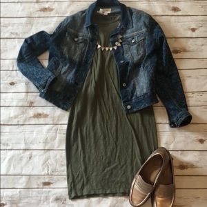 Medium Olive Lularoe “Julia” dress - Pencil dress